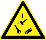 Danger Falling Objects Warning Sign